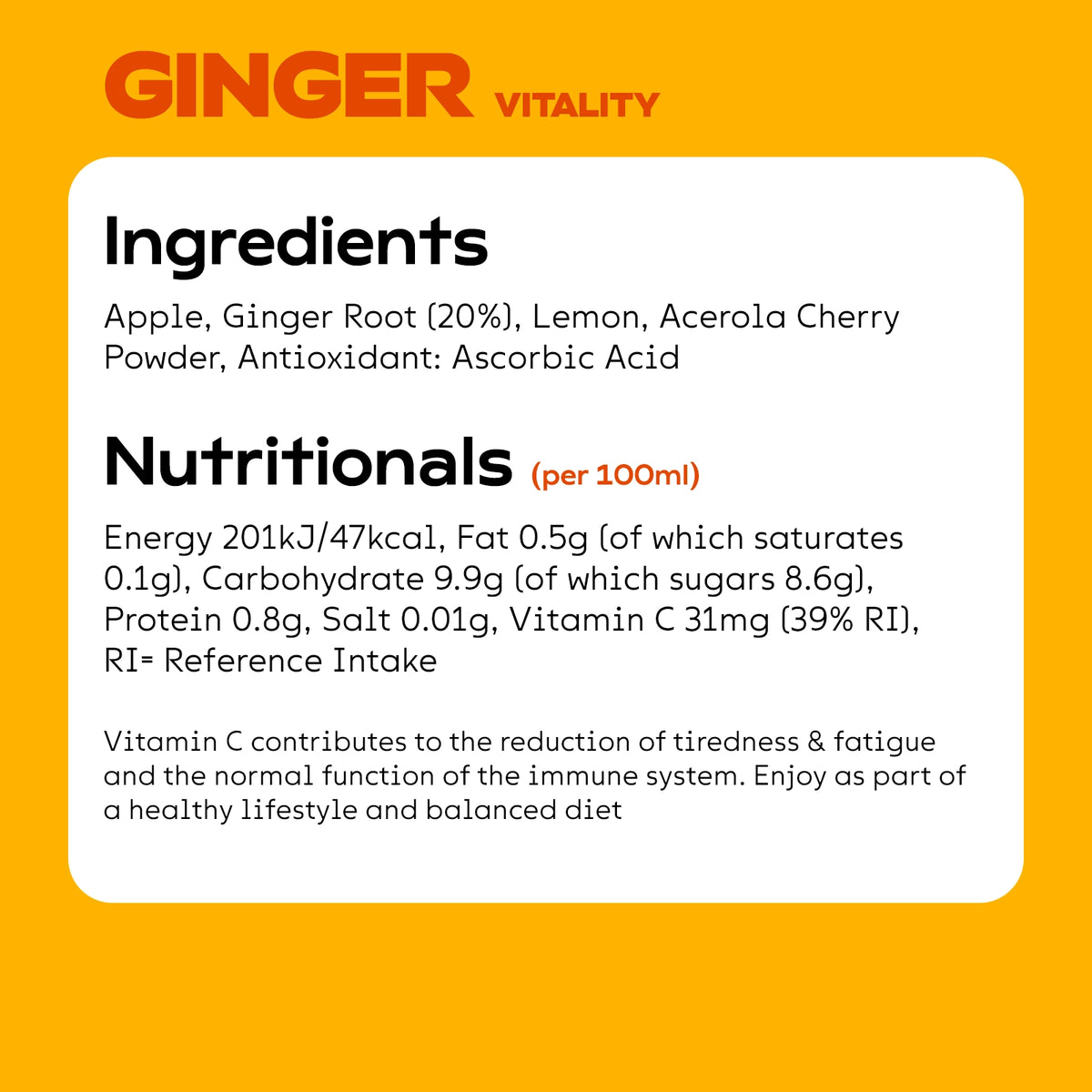 GINGER SHOTS