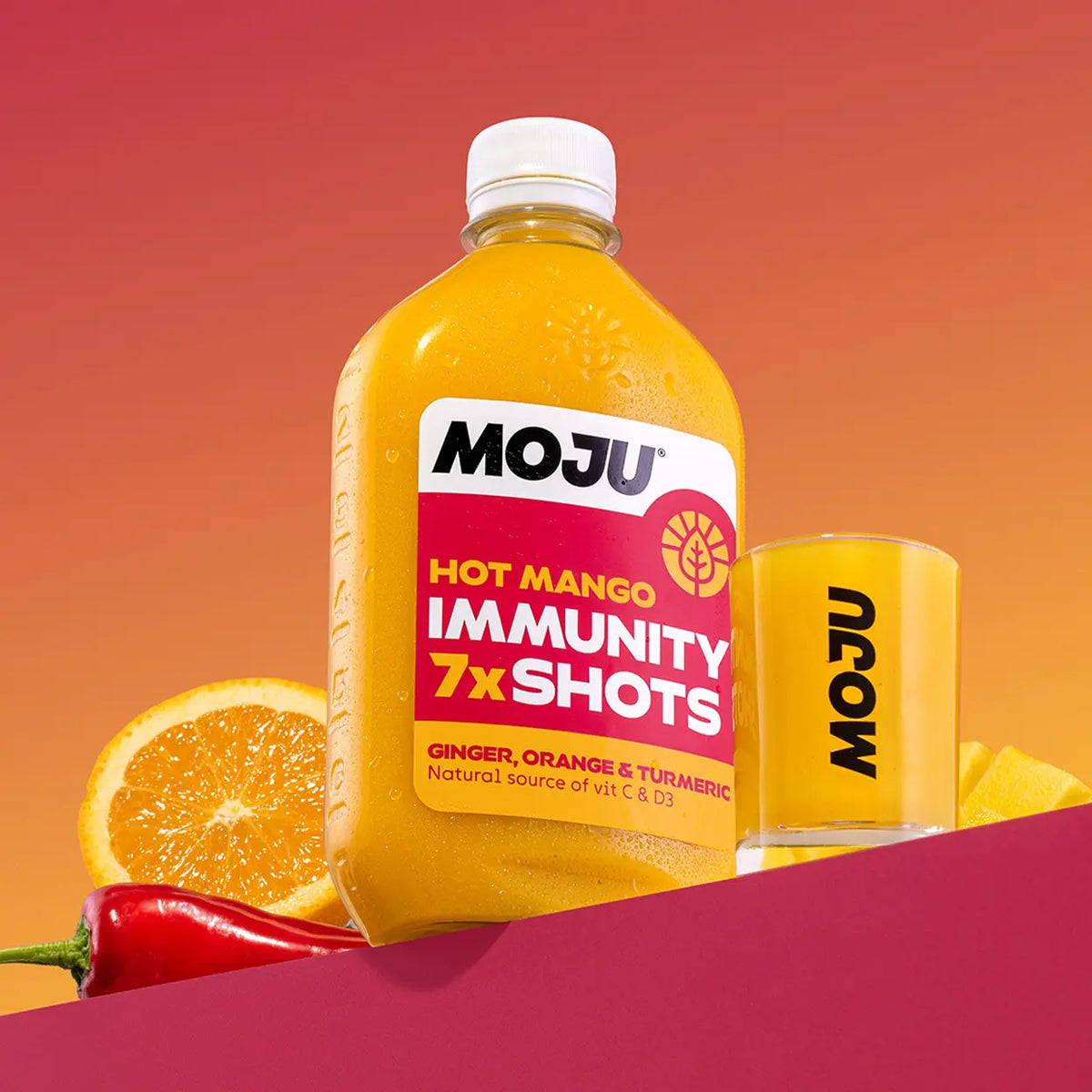 MOJU Hot Mango Immunity Shots